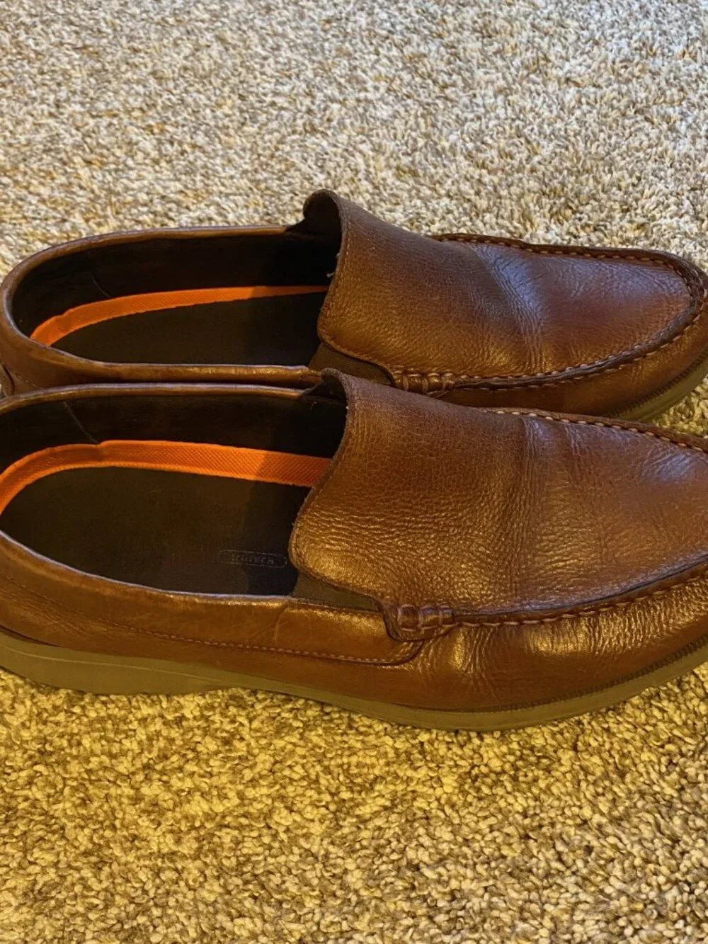 Rockport Men's Palmer Venetian Loafer Slip-On Leather Comfort Shoe Brown Size 11